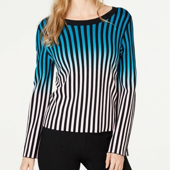 INC International Concepts Sweaters - INC International Concepts Ombré Stripe Sweater